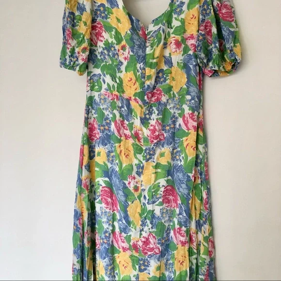Faithfull The Brand Gabriela midi dress - NEW - Picture 3 of 10